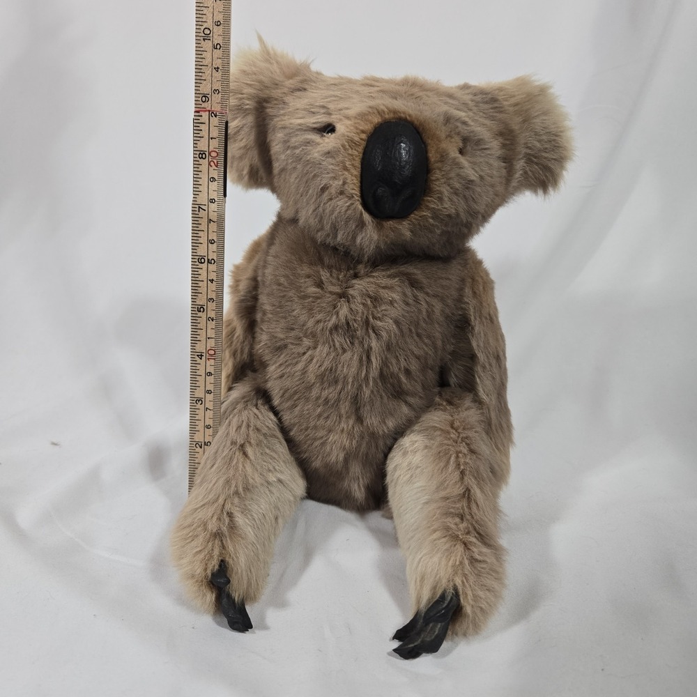 Two Vintage Koala Teddy Bears | Real Fur | Vintage Australian MCM Souveniers - Picture 2 of 16